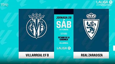 Villarreal B - Zaragoza: resumen del partido de la 28� jornada de Liga | Segunda