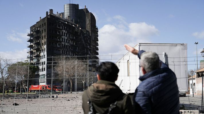 El conserje Julián, el héroe junto a los bomberos del incendio de Valencia