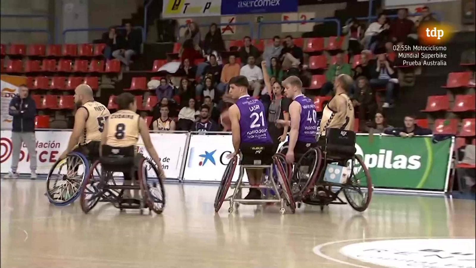 Baloncesto en silla de ruedas - Copa del Rey. 1/4 Final: UCAM Murcia BSR - Fundación Aliados Valladolid - ver ahora