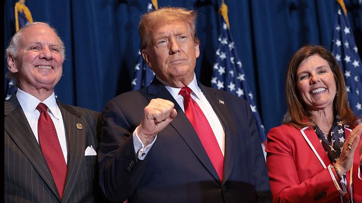 Telediario Fin de Semana - Trump gana en Carolina del Sur y Haley se queda sin delegados en su estado natal