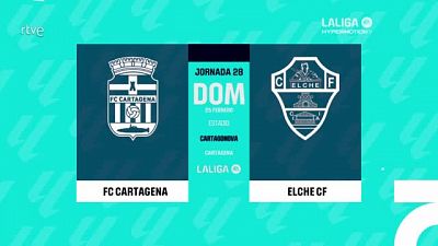 Cartagena - Elche: resumen del partido de la 28 jornada de Liga | Segunda