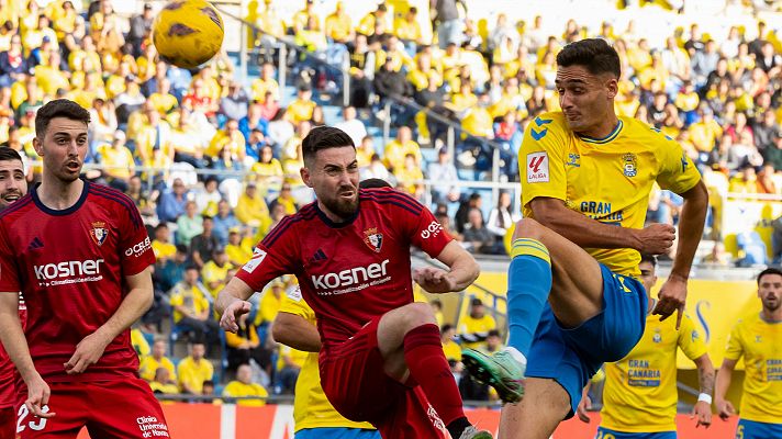 Las Palmas - Osasuna: resumen del partido de la 26ª jornada de Liga | Primera