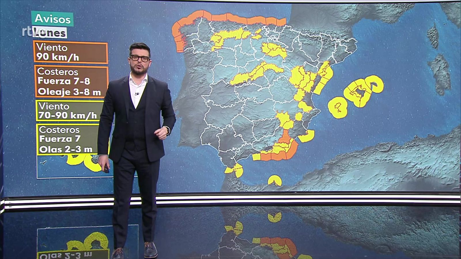 Precipitaciones localmente fuertes o persistentes en Galicia, noroeste de Castilla y León y Pirineo occidental - ver ahora