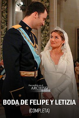 La boda de los príncipes Felipe y Letizia (2004)