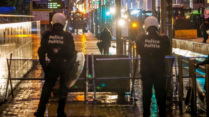 La hora de La 1 - Los agricultores europeos protestan en Bruselas