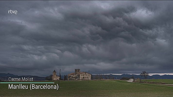 Precipitaciones localmente fuertes o persistentes en el Cantábrico. Cota de nieve bajando a 600/1200 m