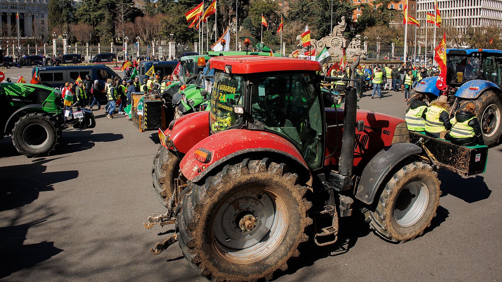 Los agricultores vuelven a prostetar en Madrid