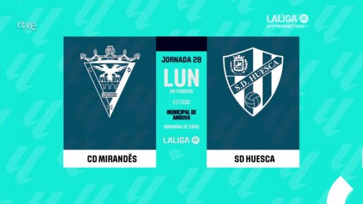 Mirandés-Huesca: resumen partido 28ª jornada | Segunda