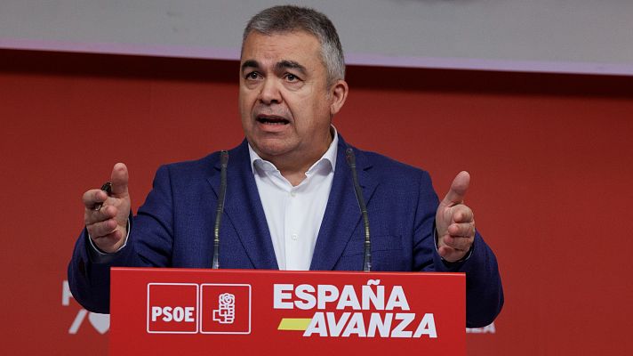 Informativo 24h - Cerdán asegura que Ábalos informará de su decisión sobre su acta de diputado este martes en un comunicado