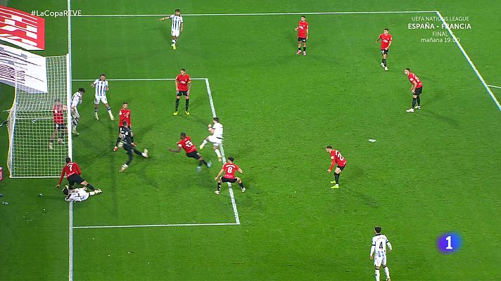 Copa del Rey - El VAR anula un gol fantasma de Tierney en la prórroga