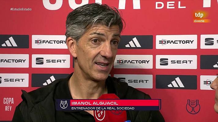 Imanol Alguacil, resignado: "Es difícil de digerir pero es parte del fútbol"