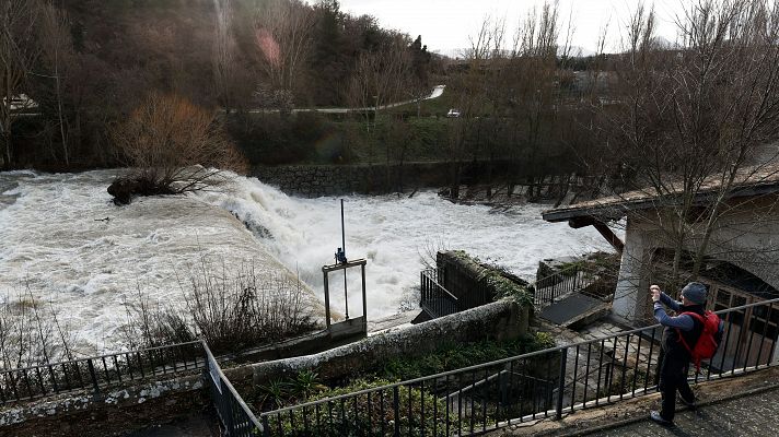 El caudal de los ríos crece debido a las abundantes precipitaciones en las últimas 72 horas