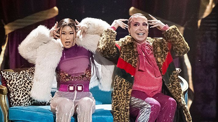 Baila como puedas - Sandra y Maestro Joao, muy tiernos con "Camaleón"