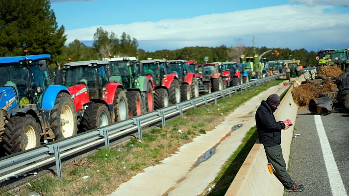 Telediario 2 - Los agricultores no ven suficientes avances tras la reunión con Planas y seguirán movilizándose