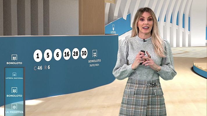 Loterías - Sorteo de la Bonoloto del 28/02/2024