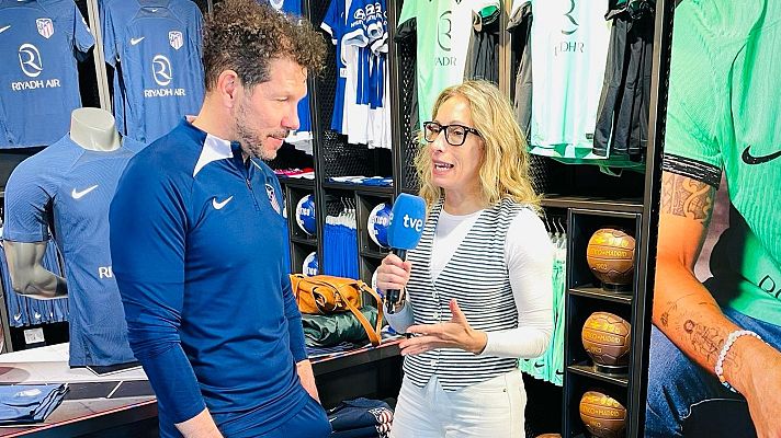 Fútbol - Simeone, a RTVE: "Por Griezmann jugará otro compañero con la misma ilusión"