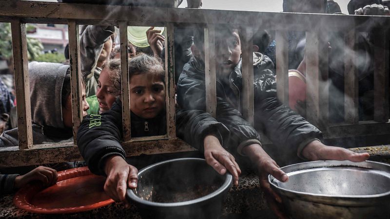 La hambruna provoca la muerte de al menos siete niños en el norte de Gaza