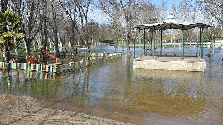 Telediario 1 - Aragón activa el nivel 2 de emergencia por la crecida del río Ebro