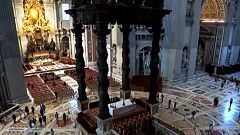 El Vaticano restaura el baldaquino de Bernini por el Jubileo de 2025