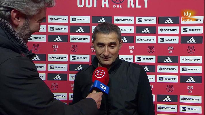 Copa del Rey - Valverde: "No pensamos más que en el hecho de que estamos en la final, la Copa significa mucho para Bilbao"