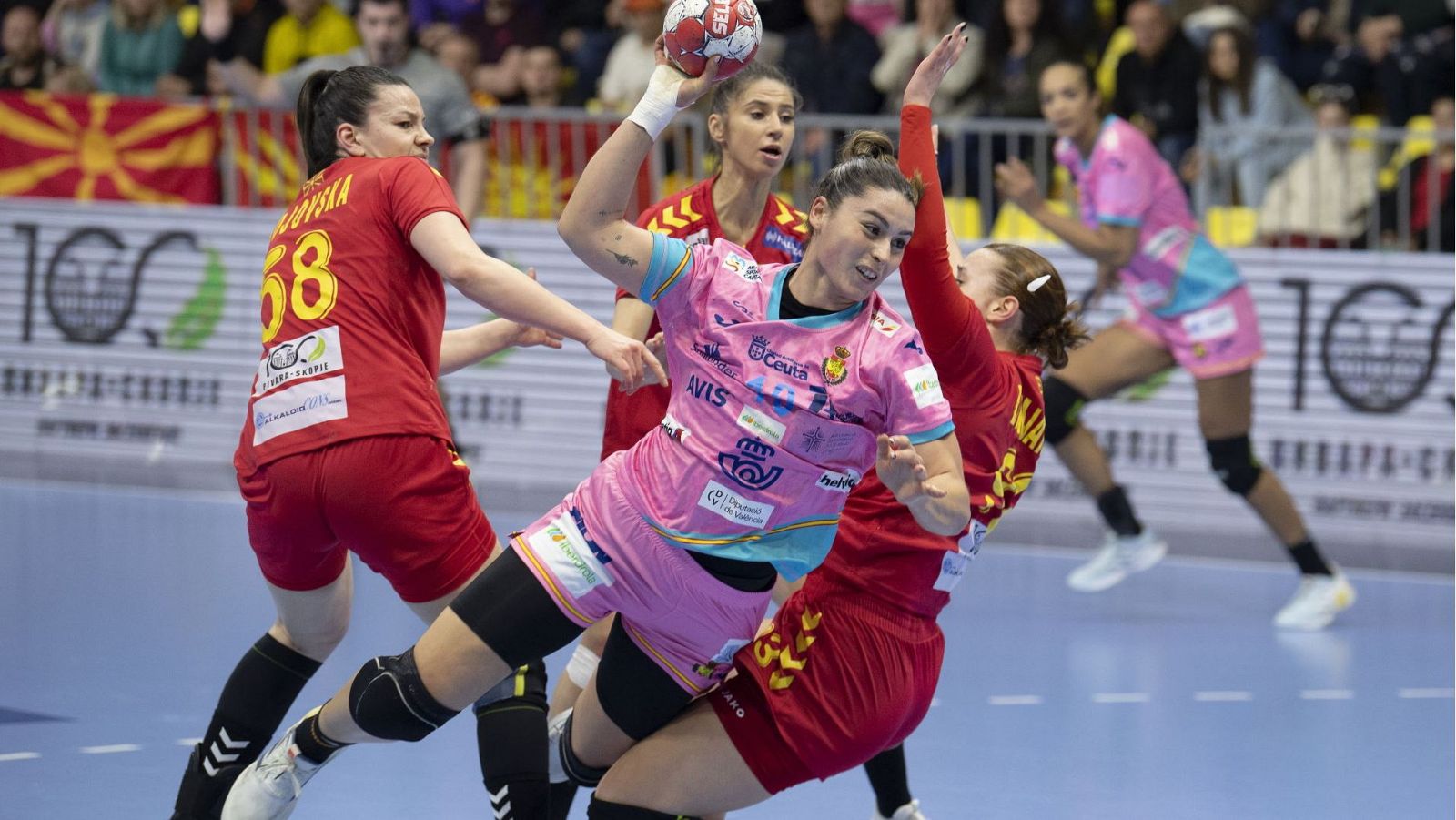 Balonmano - Clasificación Campeonato de Europa femenino. 3ª Jornada: Macedonia del Norte - España