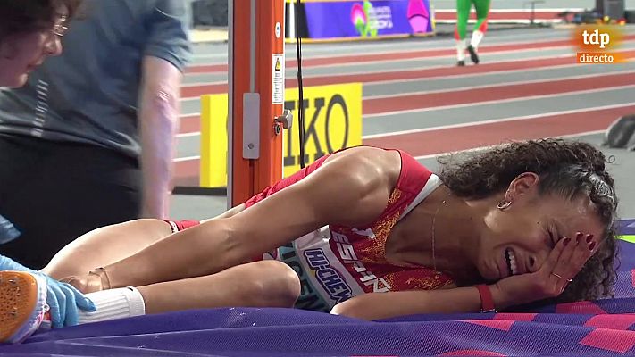  - María Vicente se lesiona y abandona el Mundial de atletismo de Glasgow 2024
