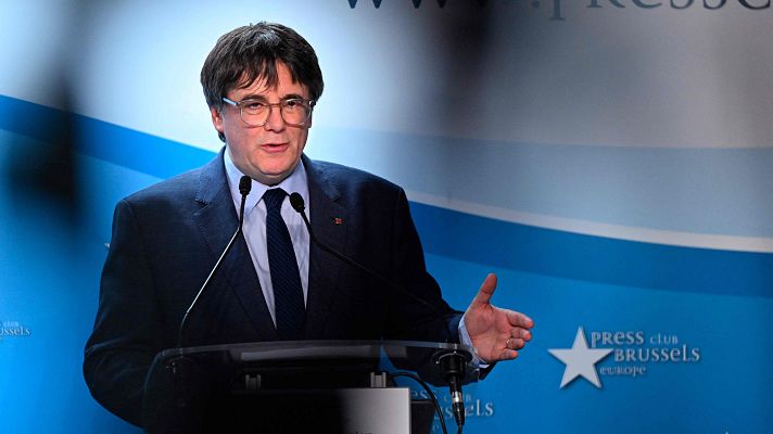 Telediario 1 - Bolaños intenta quitarle importancia al auto del Supremo en el que investiga a Puigdemont por terrorismo