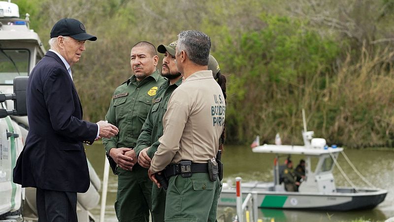 Biden y Trump viajan el mismo día a la frontera entre EE.UU. y México