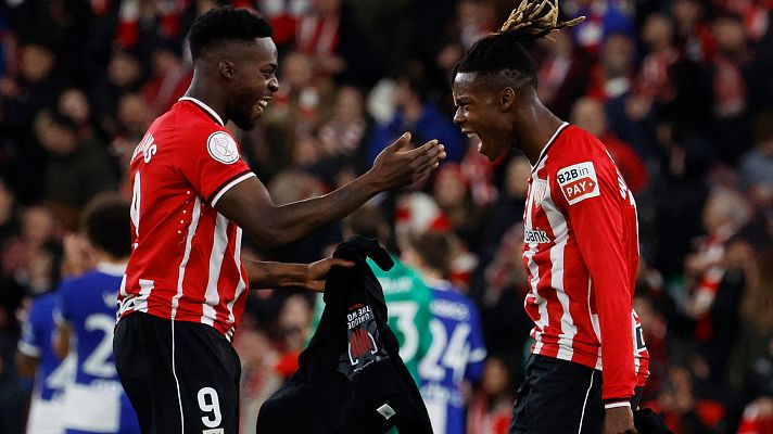 Telediario 1 - Los hermanos Williams llevan al Athletic a la final de Copa 40 años después