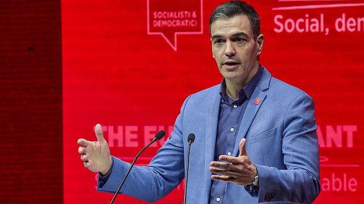 Telediario Fin de Semana - Sánchez dice que "el alma de Europa" está "en riesgo" y llama a vencer a la ultraderecha