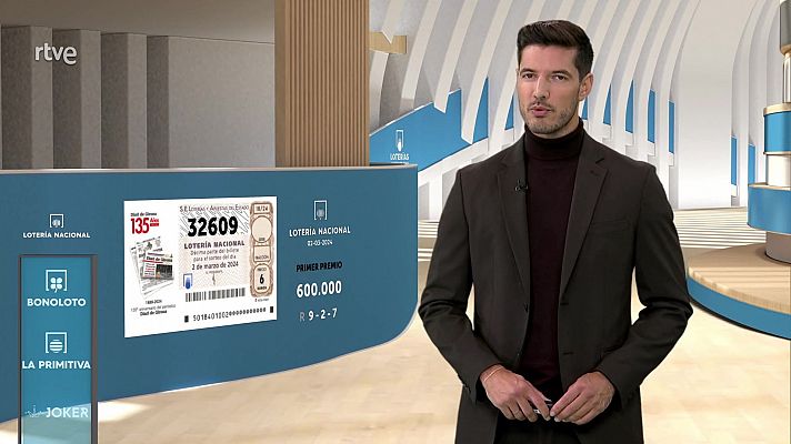Loterías - Sorteo de la Lotería Nacional del 02/03/2024