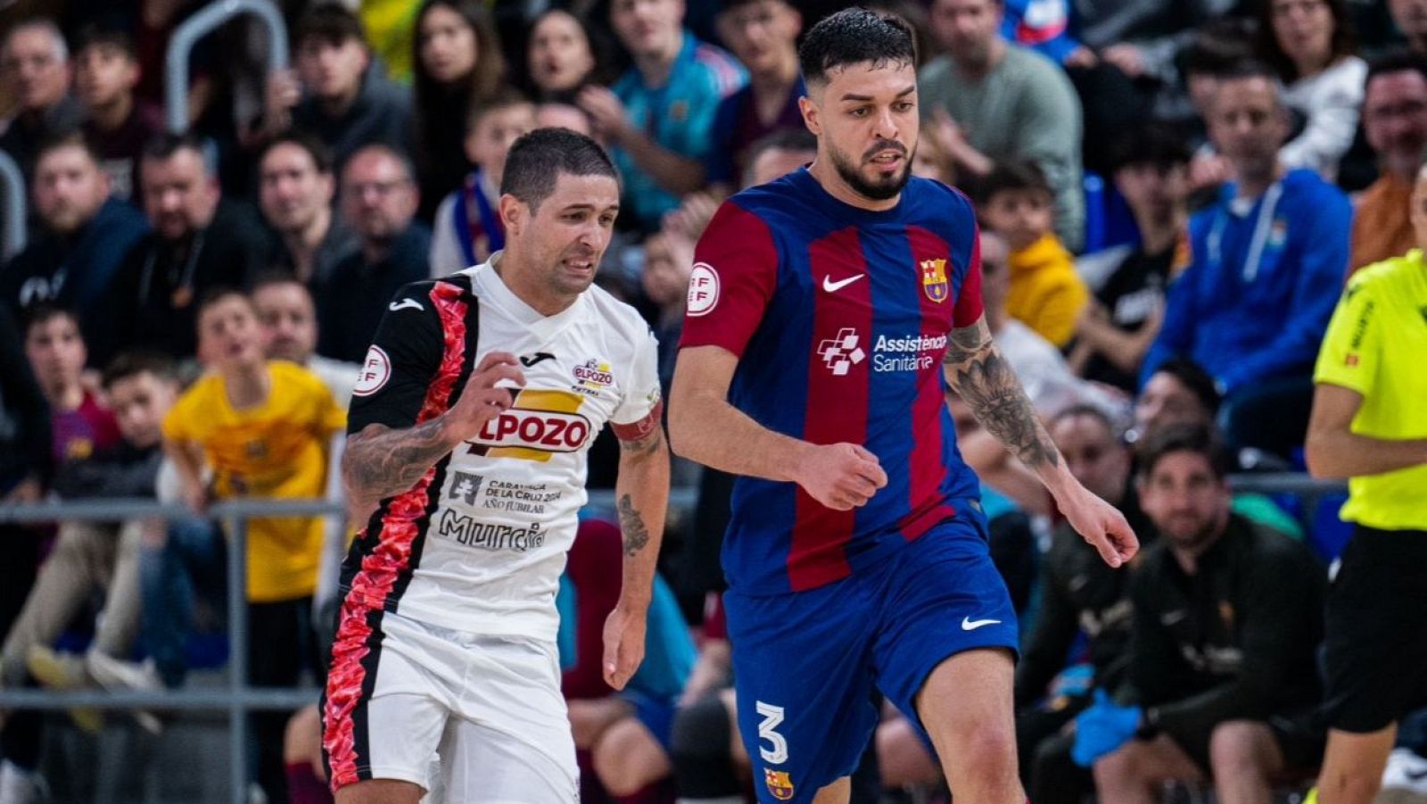 Remontada y victoria de ElPozo Murcia ante el Barça