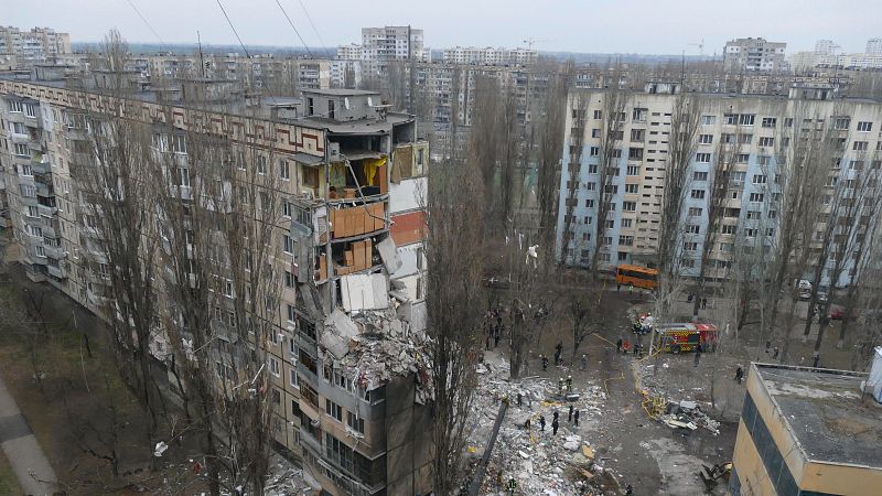 Un ataque con drones en Odesa deja siete muertos en un bloque de apartamentos
