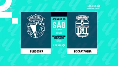 Burgos - Cartagena: resumen del partido de la 29 jornada de Liga | Segunda