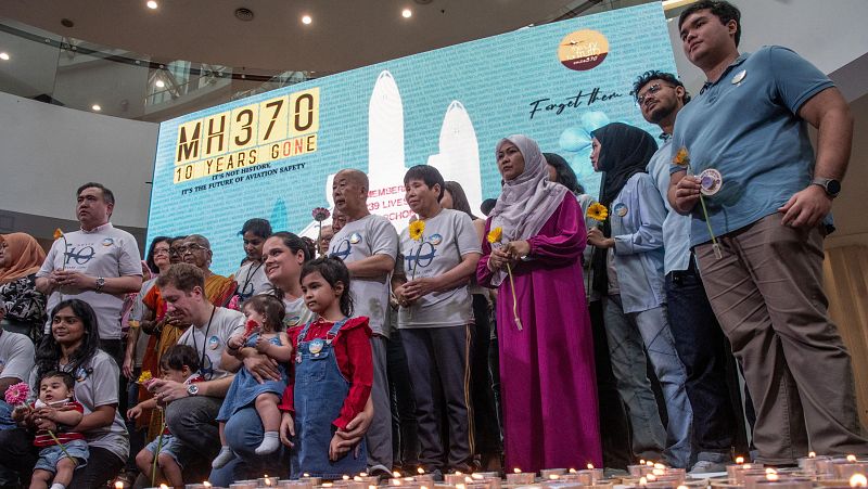 Se cumplen 10 años de la desaparición del vuelo Malaysia Airlines 370 | Ver