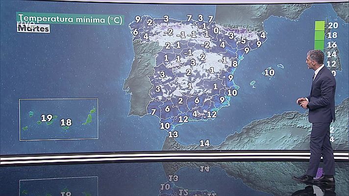 Temperaturas mínimas significativamente bajas y riesgo de aludes en el Pirineo