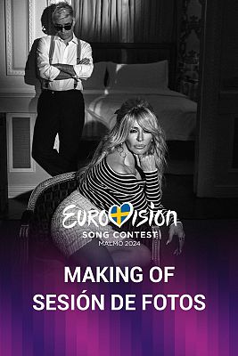 Eurovisión - Making of de la sesión de fotos de Nebulossa