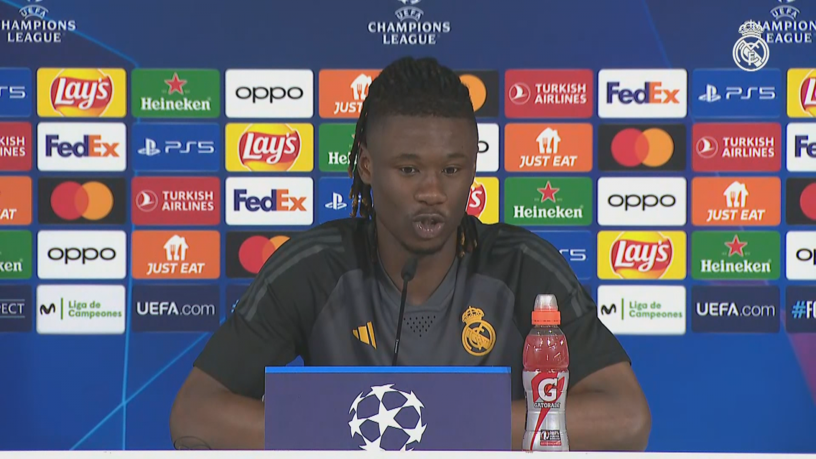 Camavinga: "A Vinícius le he dicho que tiene que parar de hablar" - Champions League | Ver