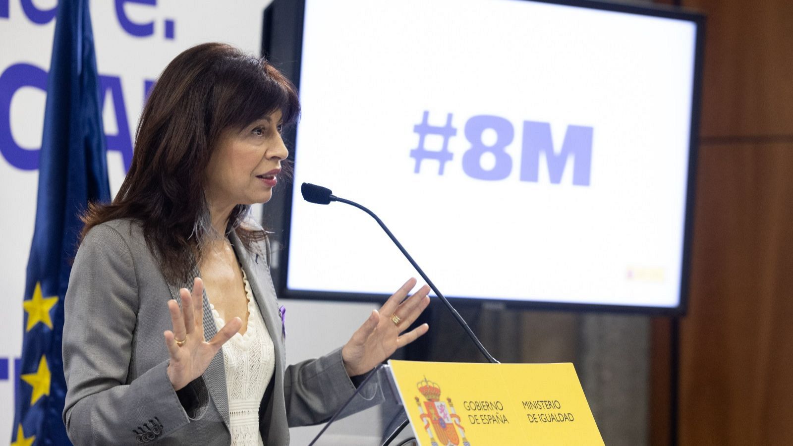 Redondo, ante el 8M: "El negacionismo está en las instituciones" - La hora de La 1 | Ver