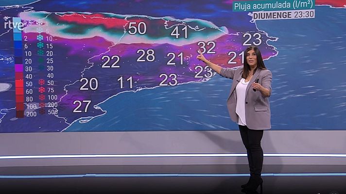 El temps - Pluja general i nevada abundant