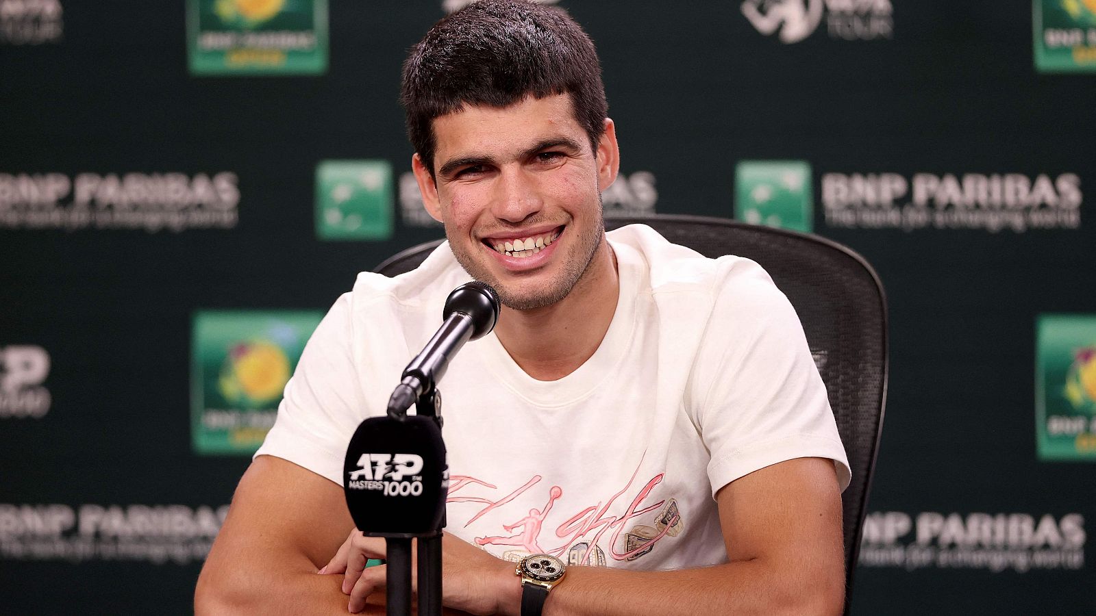 Indian Wells, algo "especial" para el vigente campeón Alcaraz | Ver