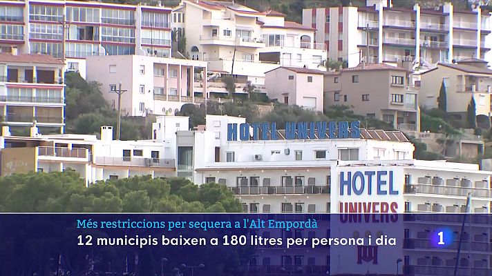 L'Informatiu - Més restriccions per sequera a l'Alt Empordà