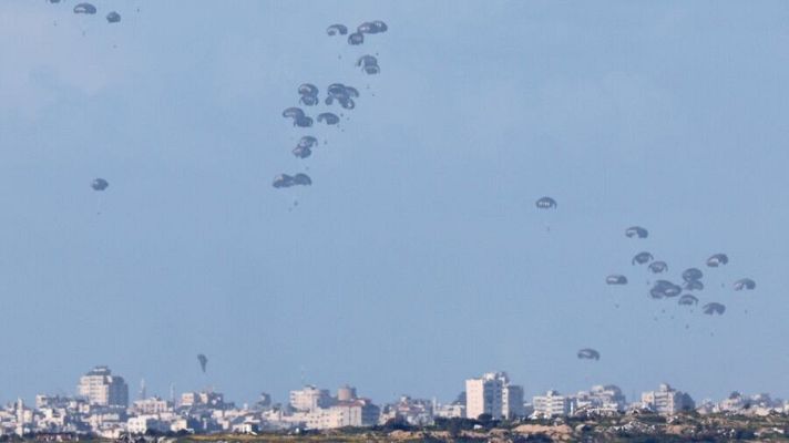 Telediario 1 - Cinco meses de guerra acentúan la hambruna en la Franja de Gaza