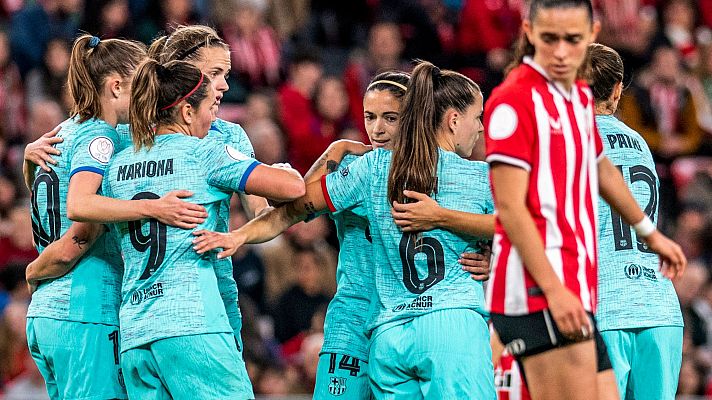 Fútbol - Copa de la Reina. Semifinal: Athletic - Barcelona | Resumen