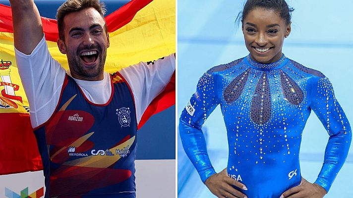 Rodrigo Conde se mira en el espejo de Simone Biles