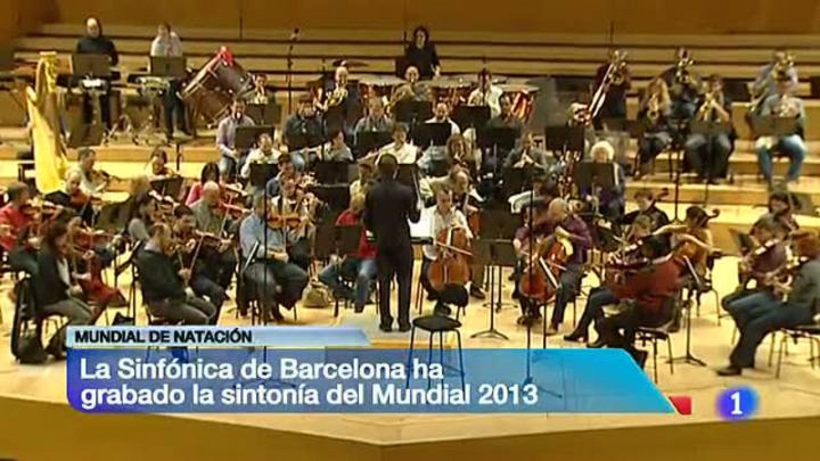 La Sinfónica de Barcelona graba la sintonía del mundial de natación | Ver