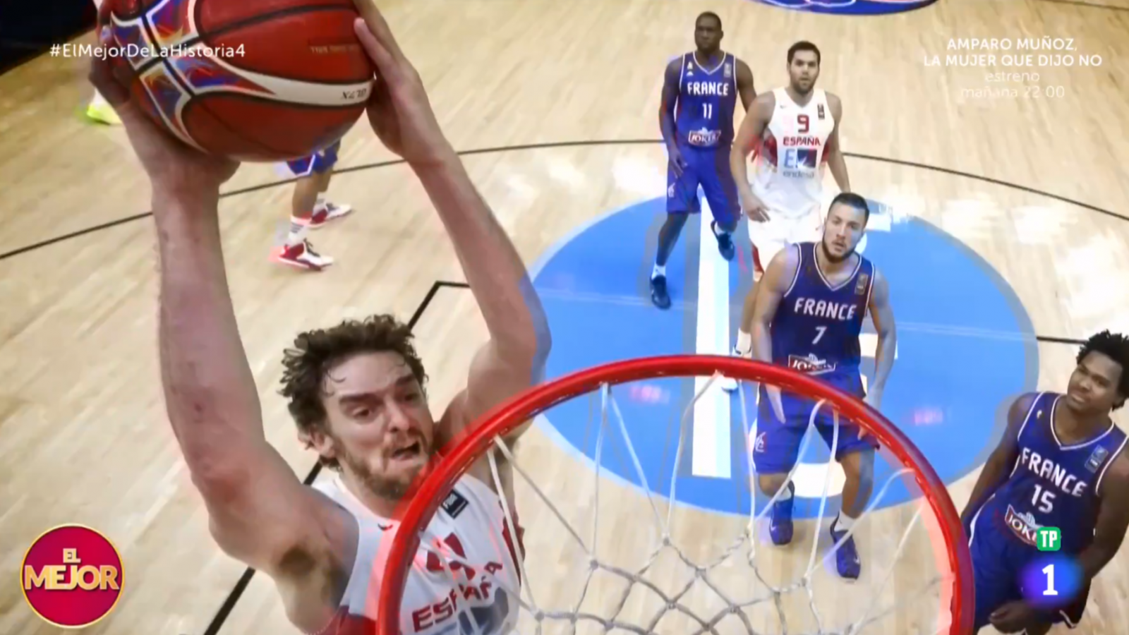 Pau Gasol queda en tercer lugar en el cuarto programa de 'El mejor de la Historia'