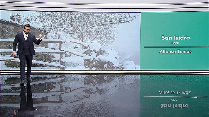 El tiempo - Nevadas significativas en montañas de la mitad norte y del sudeste peninsular