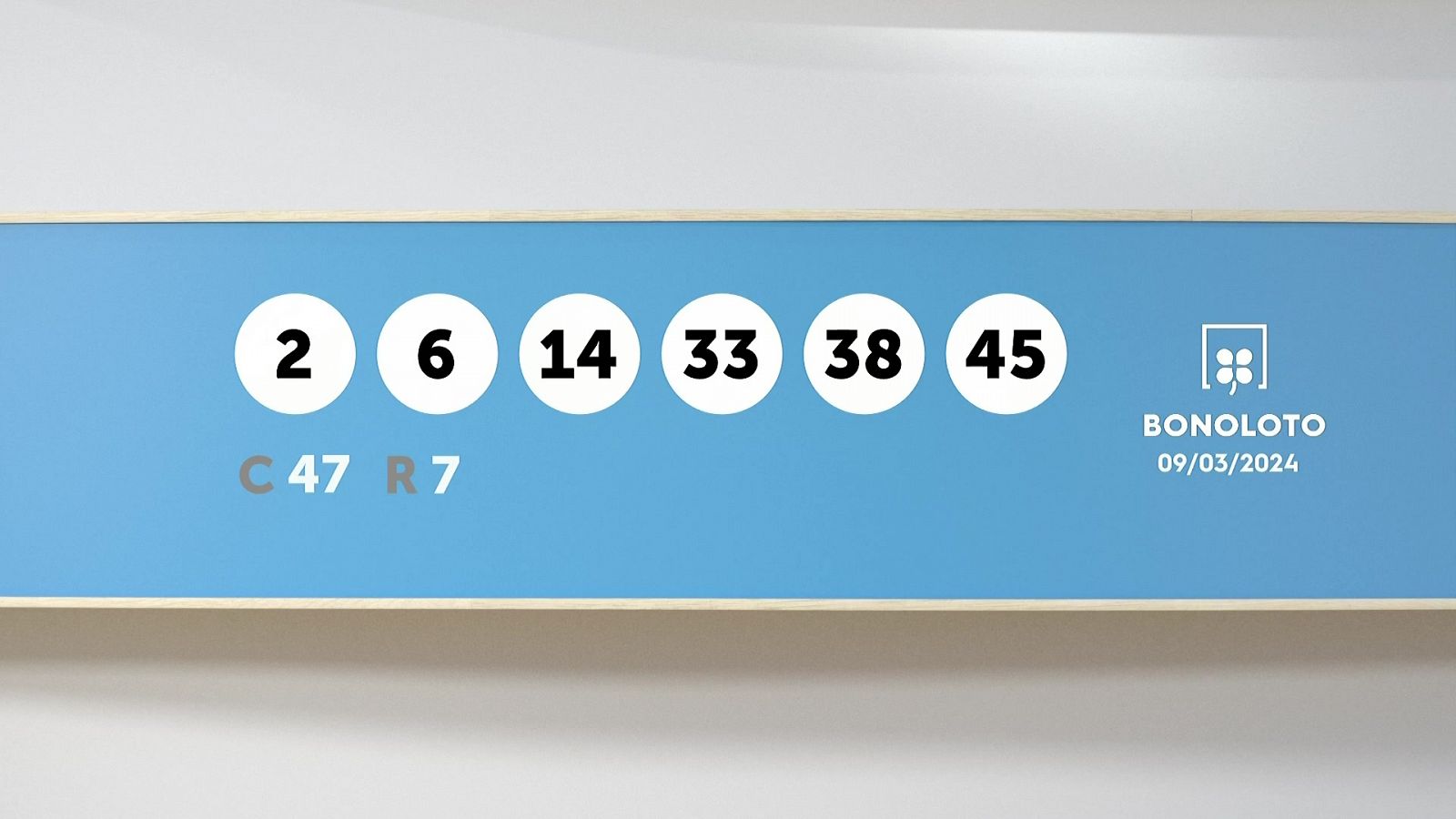 Sorteo de la Lotería Bonoloto del 09/03/2024 - Ver ahora