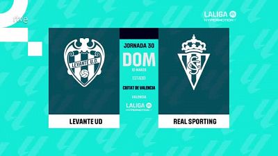 Levante - Sporting de Gijn: resumen del partido de la 30 jornada de Liga | Segunda